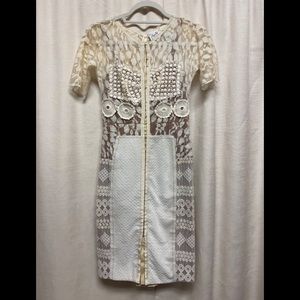 Bequile by Byron Lars lace dress Size 0 petite
